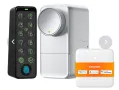 SwitchBot WiFi Smart Lock Pro Silvery+Keypad Touch+Hub Mini Matter Enabled нов комплект, снимка 1