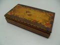 № 4957 стара дървена кутия / табакера  - размер 19,5 / 10,5 / 4,5 см , снимка 4