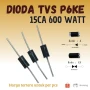 P6KE15CA 15V, 600W двупосочен супресорен диод - цена за 30 броя , снимка 1