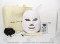 Козметична LED маска за лице - маска за фотодинамична терапия - TS0110, снимка 1