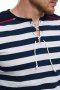 Нова мъжка моряшка блуза с дълъг ръкав с връзки, снимка 8