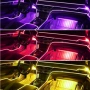 RGB LED осветление за интериора на автомобила с Bluetooth управление и музикален режим A6139, снимка 5