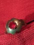 КРАЛСТВО ЮГОСЛАВИЯ СТАРИНЕН БРОНЗОВ ПРЪСТЕН с ГРАНАТ от СРЪБСКИ ДИНАР с НАДПИС ОТВЪТРЕ 22210, снимка 14