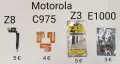 Лентови кабели за Motorola V8,V9,V3,V3i,V3x,V3c,L6,L7,W375,U6,V66,V70,V80,V525,K1,K2,Z3,Z8,StarTack, снимка 8