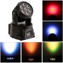 Диско прожектор 7 led mini moving head  лед  с въртяща се глава, снимка 3