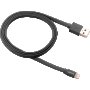 Зареждащ кабел CANYON MFI-2, Charge & Sync MFI flat cable, USB to lightning, certified by Apple, 1М,