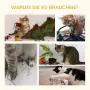 Дърво за котки PawHut с къщичка за котки, снимка 9