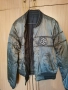 Дамско яке  сив преливащ металик.Размер М.Bomber, снимка 2