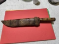 СТАР БУЙНОВСКИ НОЖ с ДЪРВЕНА  КАНИЯ , снимка 4
