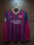 Барселона 2013/2014 оригинална тениска фланелка с дълги ръкави Barcelona Nike размер М , снимка 1