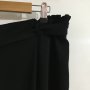 Марков макси ефектен 3/4 панталон с ластичен колан в черно, снимка 3