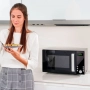 Микровълнова с грил Black+Decker – 23L, 900W, 9 автоматични програми, 5 нива на мощност и детска защ, снимка 10