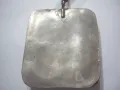 Стара голяма сребърна висулка с морски мотиви., снимка 5