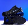 Nike Shox TL Мъжки Маратонки С Кутия👟Мъжки Спортни Обувки Черно и Синьо Код S412, снимка 1