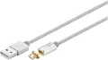 магнитен микро USB 2.0 кабел, Type C, GOOBAY,  Германия, снимка 1