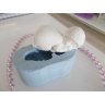 Бебе Калинка с шапка силиконов молд форма калъп фондан гипс шоколад пита торта декор, снимка 3