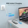 WAVLINK USB C 3.2 хъб HDMI, 10Gbps USB C към HDMI адаптер с 85W PD зареждане, 4K60Hz HDMI, снимка 2