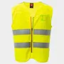 Светлоотразителен елек с цип и светлоотразителни ленти PAYPER ACE MESH YELLOW, снимка 1