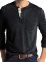 Мъжка едноцветна блуза с дълъг ръкав, 5цвята - 023, снимка 5