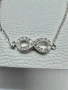 Сребърна гривна с мойсанит (Диамант) , снимка 4