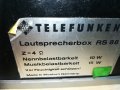 Telefunken rs 88-тонколони-2бр-внос швеицария 25х20х11см, снимка 10