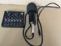 V8 аудио USB външна звукова карта + Микрофон, снимка 2