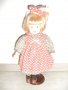 № 6463 стара порцеланова кукла   - със стойка  - височина 40 см , снимка 2