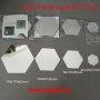 Огледални плочки хексагони | Декорация за стена с огледален ефект - КОД 3847 ШЕСТОЪГЪЛНО, снимка 4