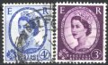 Клеймовани марки Кралица Елизабет II 1954 от Великобритания, снимка 1 - Филателия - 37997158