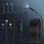 Нова Инспекционна камера 1920P HD 5м IP67 8 LED ендоскоп Android iOS Бороскоп, снимка 9
