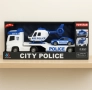 Автовоз с полицейски коли и хеликоптер, "City Police Transporter", снимка 1