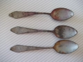 Лот от 3 бр. лъжици стари, снимка 6