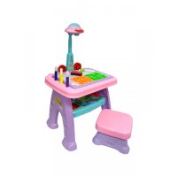 Детска маса с проектор за рисуване, снимка 4 - Рисуване и оцветяване - 42861837