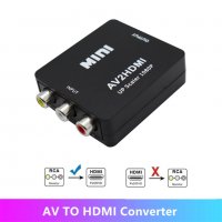 RCA / AV към HDMI преобразувател адаптер за връзка на PC компютър лаптоп с монитор - 3718, снимка 6 - Друга електроника - 37162622