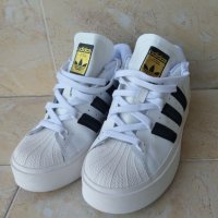 adidas SUPERSTAR BONEGA - страхотни дамски маратонки КАТО НОВИ БЕЗУПРЕЧНИ 39 1/3, снимка 4 - Маратонки - 44183885