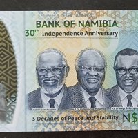 Банкнота. Намибия . 30 долара. 2020 година. Юбилейна. Независимост на Намибия. Полимер., снимка 3 - Нумизматика и бонистика - 38408116