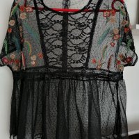 Кокетна блузка Zara, снимка 2 - Корсети, бюстиета, топове - 31487991