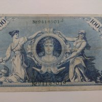 Райх банкнота - Германия - 100 марки / 1908 година- 17982, снимка 9 - Нумизматика и бонистика - 31020894