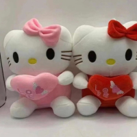 Мека плюшена играчка Hello Kitty 25 см, снимка 2 - Плюшени играчки - 44738482