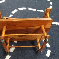 Дървена пейка стол, снимка 3 - Антикварни и старинни предмети - 39477403