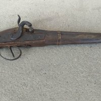 Стар кремъчен пистолет#3, снимка 9 - Антикварни и старинни предмети - 40758134