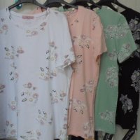 нови памучни блузки в четири цвята, снимка 7 - Тениски - 40058046
