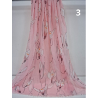 Дамски шал с флорални шарки, снимка 3 - Шалове - 44512197