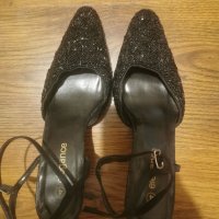 Елегантни обувки с мъниста , снимка 2 - Дамски елегантни обувки - 38912473