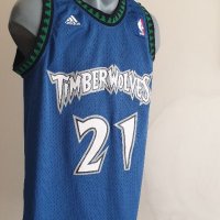 Adidas NBA  Timberwolves GARNETT # 21 Mens Size М ОРИГИНАЛ! МЪЖКИ ПОТНИК!!, снимка 14 - Спортни дрехи, екипи - 37603641