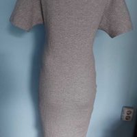 Еластична маркова рокля с падащ ръкав "H&М"®original / унисайз , снимка 7 - Рокли - 29572675