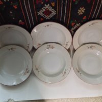 Порцеланови чинии за хранене - "Китка" гр. Нови пазар, снимка 1 - Чинии - 36767245