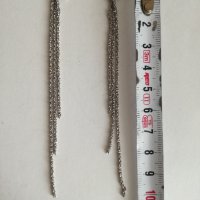 Италиански сребърен комплект - колие и обеци-сребро 925, снимка 2 - Колиета, медальони, синджири - 31600224