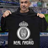 ФЕН тениски Real Madrid / Реал Мадрид CHAMPIONS LEAGUE 2022 - 2 цвята! , снимка 2 - Тениски - 36906668