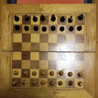 Голям дървен шах 48 х 48 см., снимка 6 - Шах и табла - 44150639